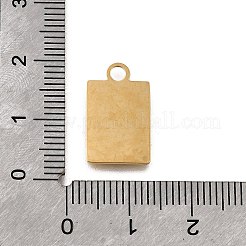 304 Stainless Steel Pendants&nbsp;STAS-F318-09A-G