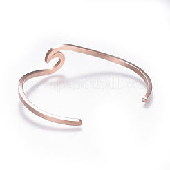304 Stainless Steel Cuff Bangles&nbsp;BJEW-G611-01