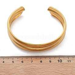 304 Stainless Steel Cuff Bangles for Women&nbsp;BJEW-B108-07G