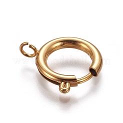304 Stainless Steel Spring Ring Clasps&nbsp;STAS-P234-47G