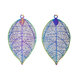 Ion Plating(IP) 304 Stainless Steel Filigree Pendants&nbsp;STAS-S118-065