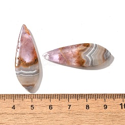 天然アメジストレースアゲートペンダント  ティアドロップ  38x13.5x3.5~4mm  穴：1.2mm&nbsp;G-A244-07B