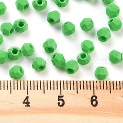 焼付塗装ガラスシードビーズ  双円錐形  ミディアムシーグリーン  4.5x3.5mm  穴：1.4mm  約120個/10g&nbsp;X1-SEED-A032-02B