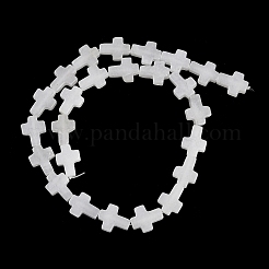 Natural White Jade Beads Strands&nbsp;G-I369-A16-02