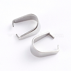 Stainless Steel Snap on Bails&nbsp;YS-TAC0003-05B-P
