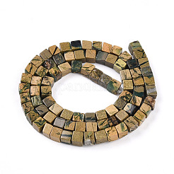 Natural Verdite Stone Beads Strands&nbsp;G-T140-47B