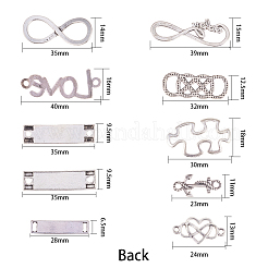Tibetan Style Alloy Links&nbsp;TIBE-SC0002-07