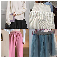 4.7ヤードの伸縮性のあるレースリボン  洋服アクセサリー用  厚紙ディスプレイカード1枚付き。  ピンク  2-1/2インチ（63mm）&nbsp;OCOR-TA00003-96B