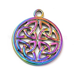 Ion Plating(IP) 201 Stainless Steel Pendants&nbsp;STAS-P312-12MC