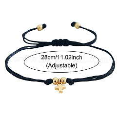 Brass Cross Charm Bracelets&nbsp;ZM9789-1