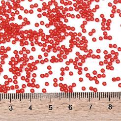 トーホー 11/0ラウンドビーズ  日本製シードビーズ  （5f）透明なフロストライトサイアムルビー  11/0  2.2mm  穴：0.8mm  約1110個/10g&nbsp;X-SEED-TR11-0005F