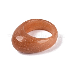 ユニセックス用天然レッドアベンチュリン指輪  ティアドロップ  30~32.5x24~26.5x13~15mm  内径：16.5~19mm&nbsp;G-Q601-20B