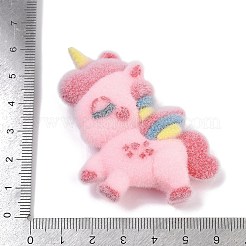 Flocky Resin Pendants&nbsp;RESI-S017-02B