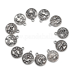 Tibetan Style Alloy Charms&nbsp;TIBE-YW0001-17AS-LF
