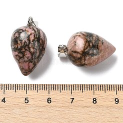 Natural Rhodonite Pendants&nbsp;GG-K002-13G