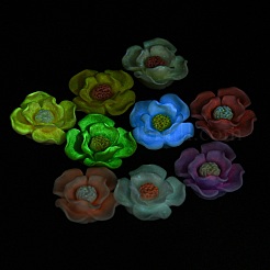 Luminous Opaque Epoxy Resin Decoden Cabochons&nbsp;CRES-M032-03D