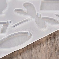 動物のイヤリングペンダント DIY シルエット シリコン型  レジン型  UVレジン用  エポキシ樹脂工芸品作り  蝶  137x123x4mm  内径：21~34x10~1mm  穴：1.5mm.&nbsp;DIY-Q033-02C