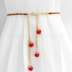 Alloy & Plastic Round Beads Tassel Waist Belly Chains for Women&nbsp;FS-WG5D547-01