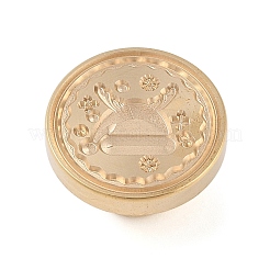 Christmas Series Wax Seal Brass Stamp Head&nbsp;AJEW-Z031-04G-12