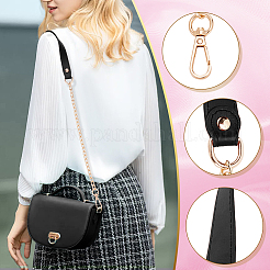 3Pcs 3 Style PU Leather Curb Chain Bag Straps&nbsp;FIND-WR0010-42B