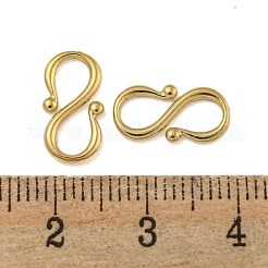 Ion Plating(IP) 304 Stainless Steel S-Hook Clasps&nbsp;STAS-U007-20B-G