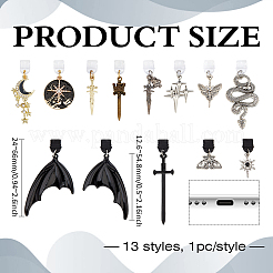 13Pcs PVC Mobile Dustproof Plugs&nbsp;HJEW-PH02377