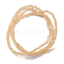 Transparent Electroplate Glass Beads Strands&nbsp;LS-EGLA-H107-01A-AB08