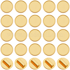 48Pcs Alloy Slide Charms Cabochon Settings&nbsp;FIND-SC0016-55B-G