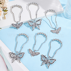 12Pcs 2 Style 304 Stainless Steel Shower Curtain Rings for Bathroom&nbsp;HJEW-WR00049
