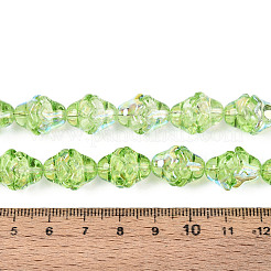 Electroplate Transparent Glass Beads Strands&nbsp;EGLA-N020-03C
