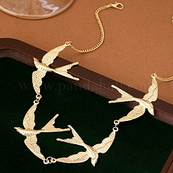 Alloy Link Chain Necklaces&nbsp;WG26FD1-01