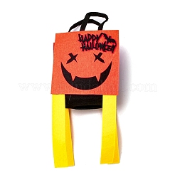 Devil Felt Halloween Candy Bags with Handles&nbsp;HAWE-K001-01G