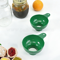 プラスチック漏斗セット2個  グリーン  135~167x100~124x63~76mm  内径：41.5~52mm&nbsp;AJEW-BM0001-38B