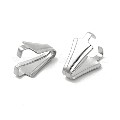 変色しない304ステンレススチール製スナップオンベイル  ステンレス鋼色  16x8x10mm  ピン：2x0.5mm&nbsp;STAS-P319-31P