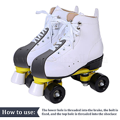 PVC Leather Flat Toe Guard Protector&nbsp;FIND-WH0013-65A