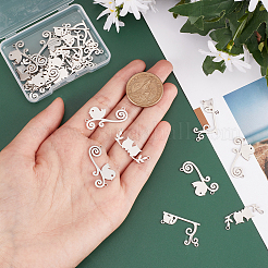 24Pcs 3 Styles 201 Stainless Steel Connector Charms&nbsp;STAS-DC0008-74