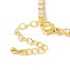 Clear Cubic Zirconia Tennis Bracelet&nbsp;X-BJEW-A132-02G