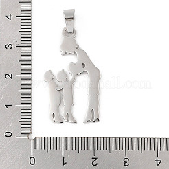 Non-Tarnish Mother's Day 304 Stainless Steel Pendants&nbsp;STAS-U002-09P