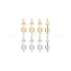 8Pcs 2 Colors 304 Stainless Steel Connector Charms&nbsp;STAS-UN0035-78