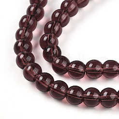 Transparent Glass Beads Strands&nbsp;GLAA-T032-T4mm-19