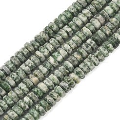 Natural Green Spot Jasper Beads Strands&nbsp;G-L654-I13-01