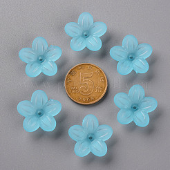Frosted Acrylic Bead Caps&nbsp;MACR-S371-08A-755