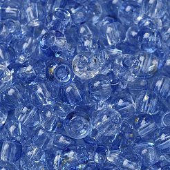Transparent Colours Glass Round Beads&nbsp;SEED-F006-05A-06