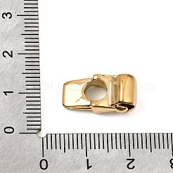 304ステンレススチールヨーロピアンビーズ  大穴ビーズ  ダンサー  18KGP本金メッキ  16x7x8.5mm  穴：5mm&nbsp;SA-CBA5CD0-20G