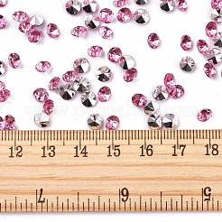 模造台湾アクリルラインストーン尖底カボション  多面カット  ダイヤモンド  フラミンゴ  5x4mm&nbsp;GACR-A003-5mm-14