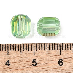 Electroplate Column Glass Beads&nbsp;EGLA-A043-02-HP03