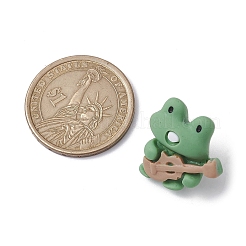 Frog Resin Cabochon Map Pins&nbsp;AJEW-TB00011-01