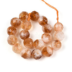 Natural Citrine(Heated) Beads Strands&nbsp;G-S345-10mm-18-01