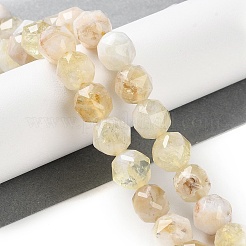 Heated Natural Citrine Beads Strands&nbsp;G-NH0021-A16-02