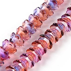 Transparent Glass Beads Strands&nbsp;LAMP-H061-01B-04